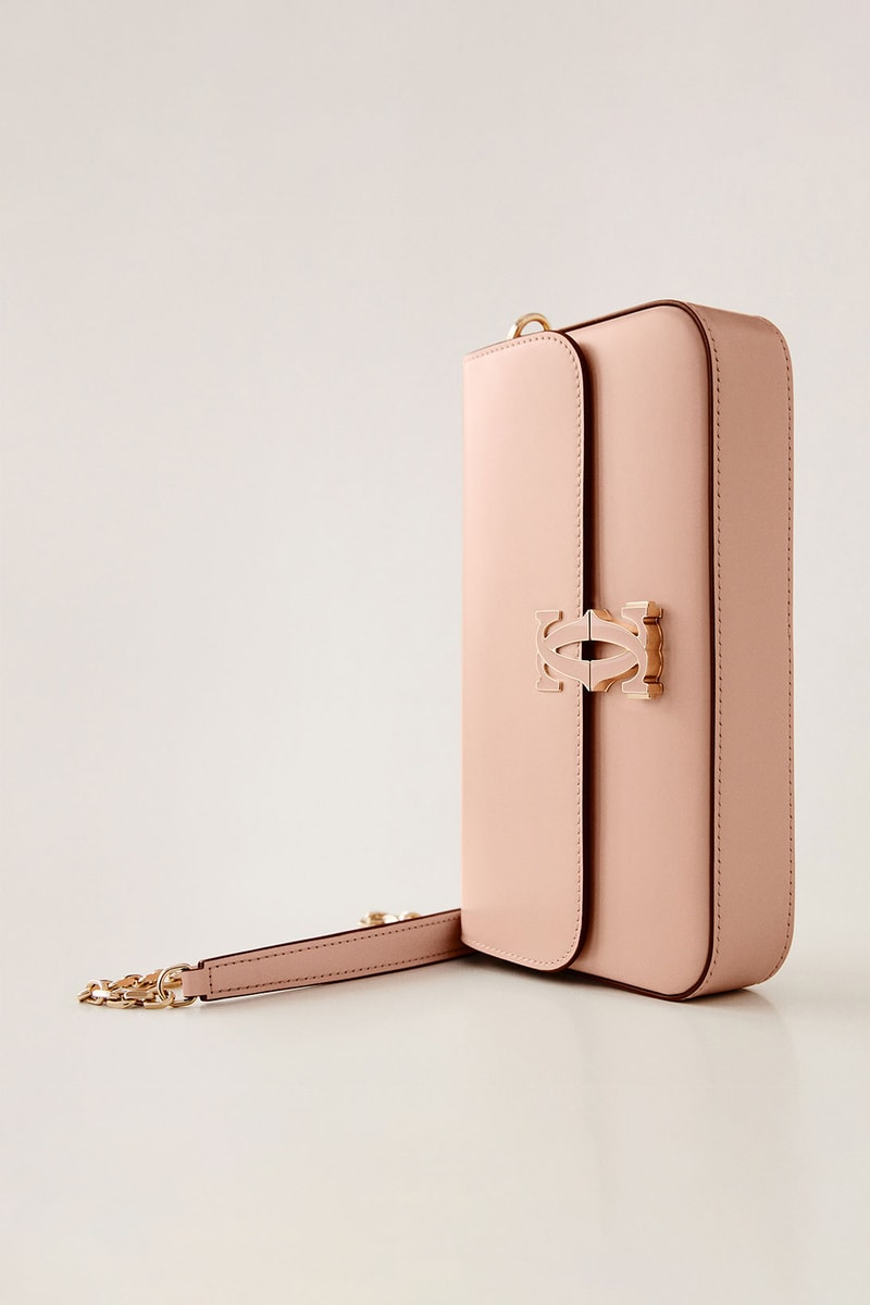 Double c de cartier bag in powdered pink