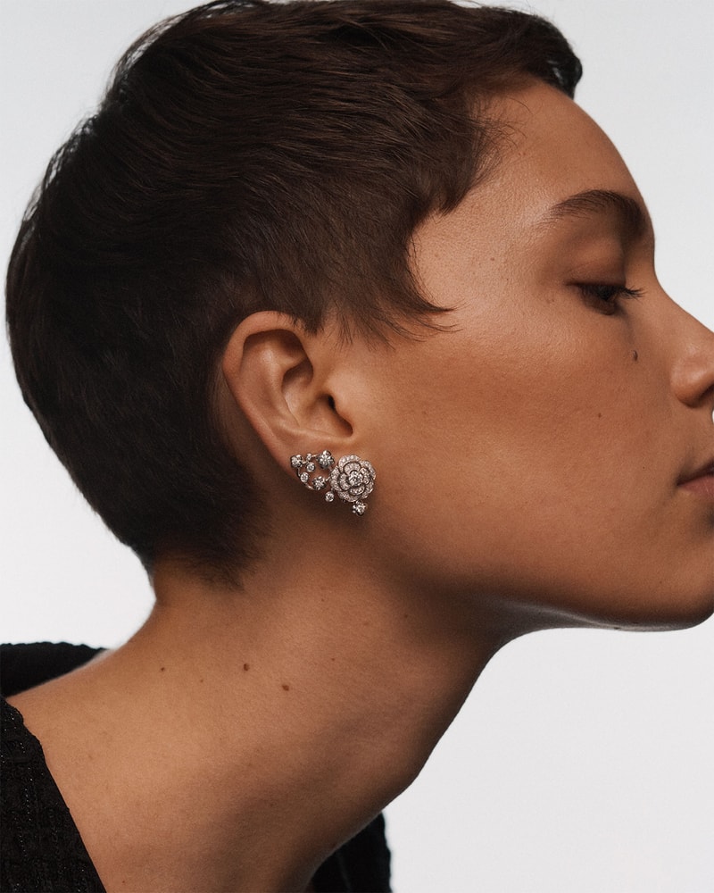 Chanel Bouton de Camelia Fine Jewelry Earrings