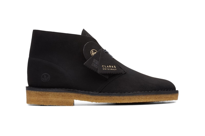 Clarks Originals Vegan Desert Boot Sustainable Footwear Black
