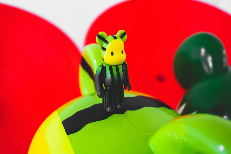 clot medicom toy bearbrick summer fruits collaboration snow strawberry yellow watermelon