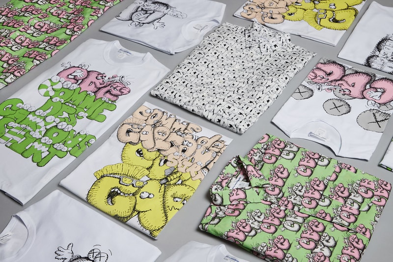 KAWS COMME des GARÇONS CDG SHIRT Collaboration Tees