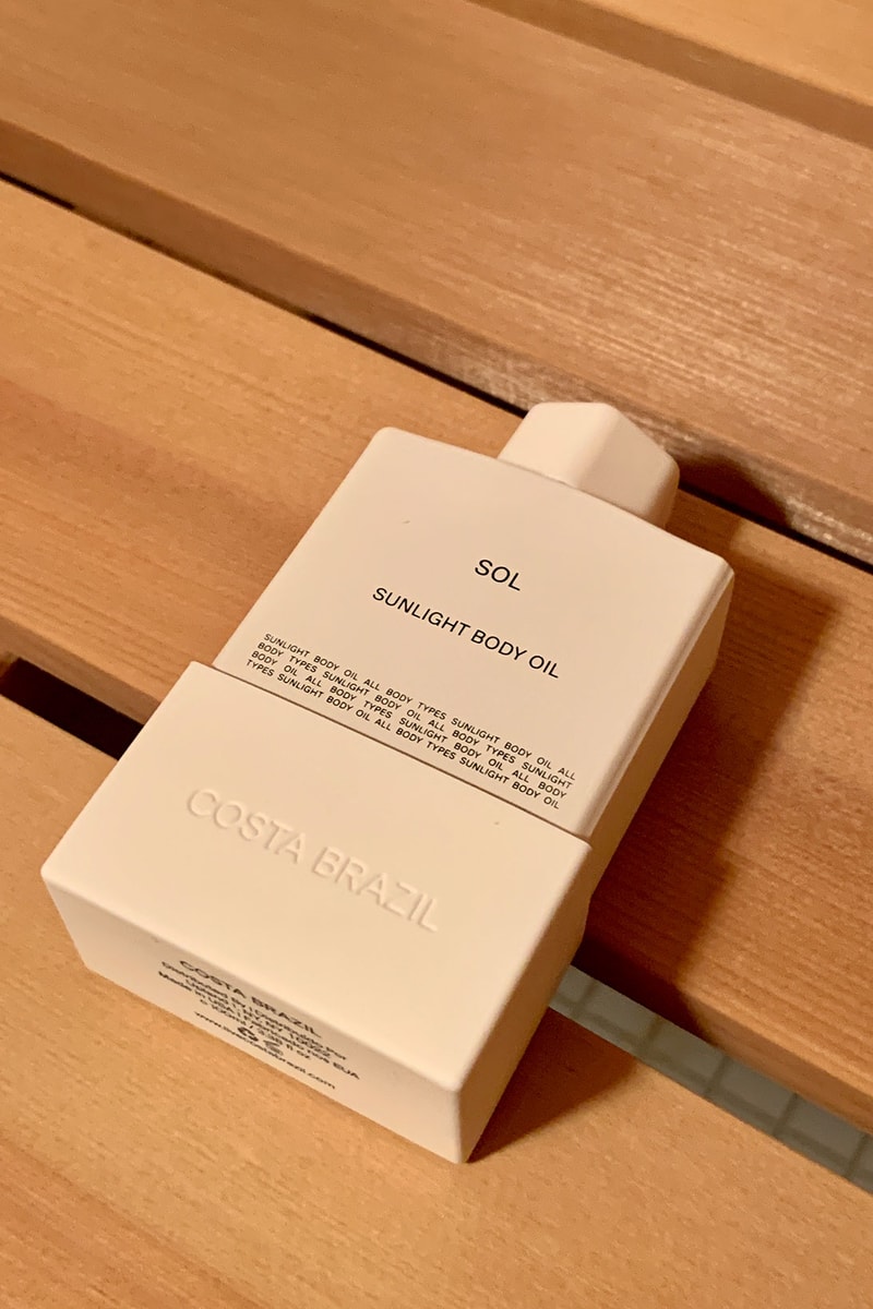 Costa Brazil Sunlight Body Oil SOL Wood Bottle Product