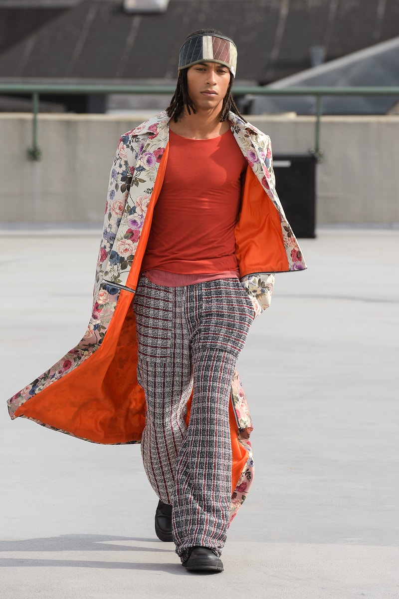 (di)vision Spring Summer 2022 runway show collection division Copenhagen Danish Brand Fashion Design Simon Nanna Wick upcycling coat