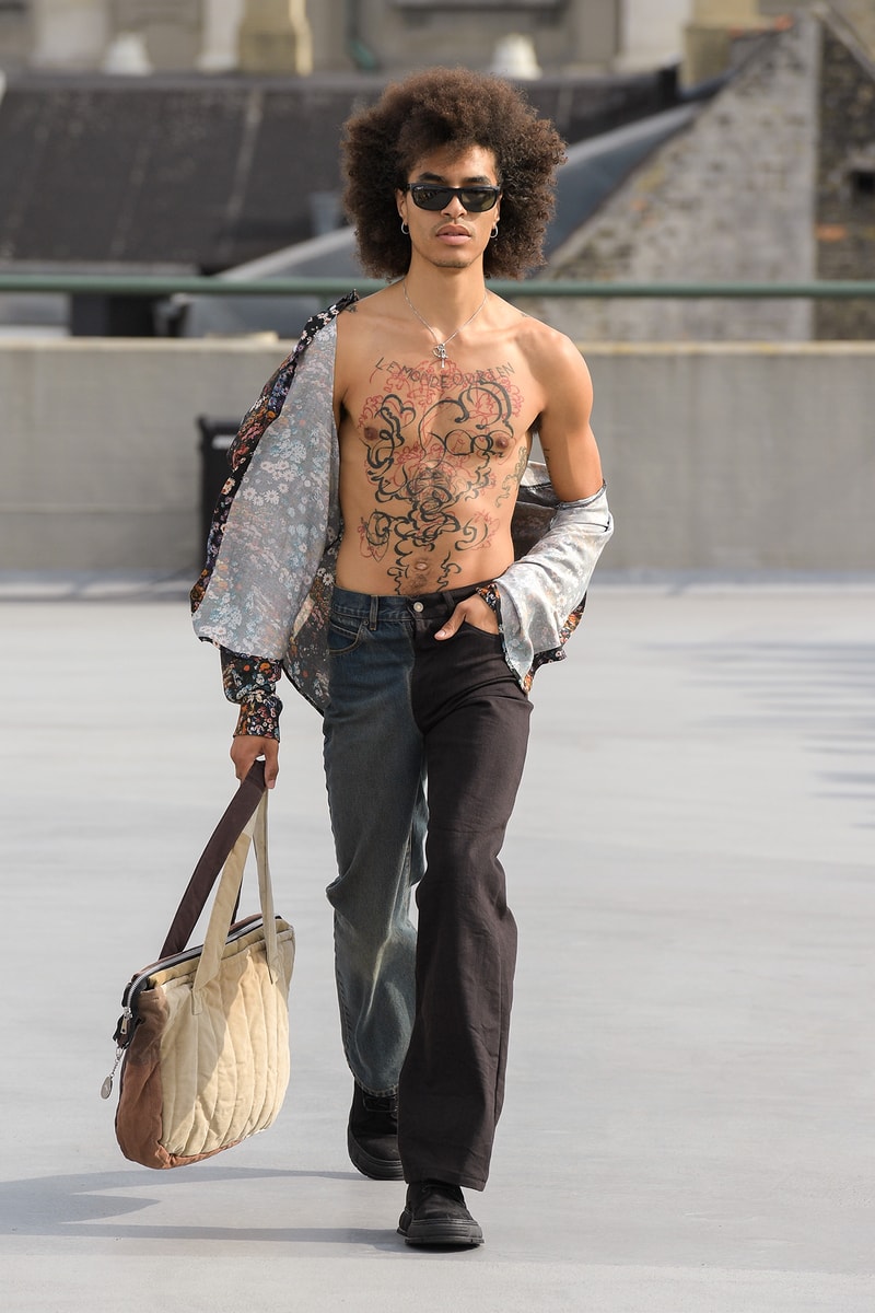 (di)vision Spring Summer 2022 runway show collection division Copenhagen Danish Brand Fashion Design Simon Nanna Wick upcycling bag
