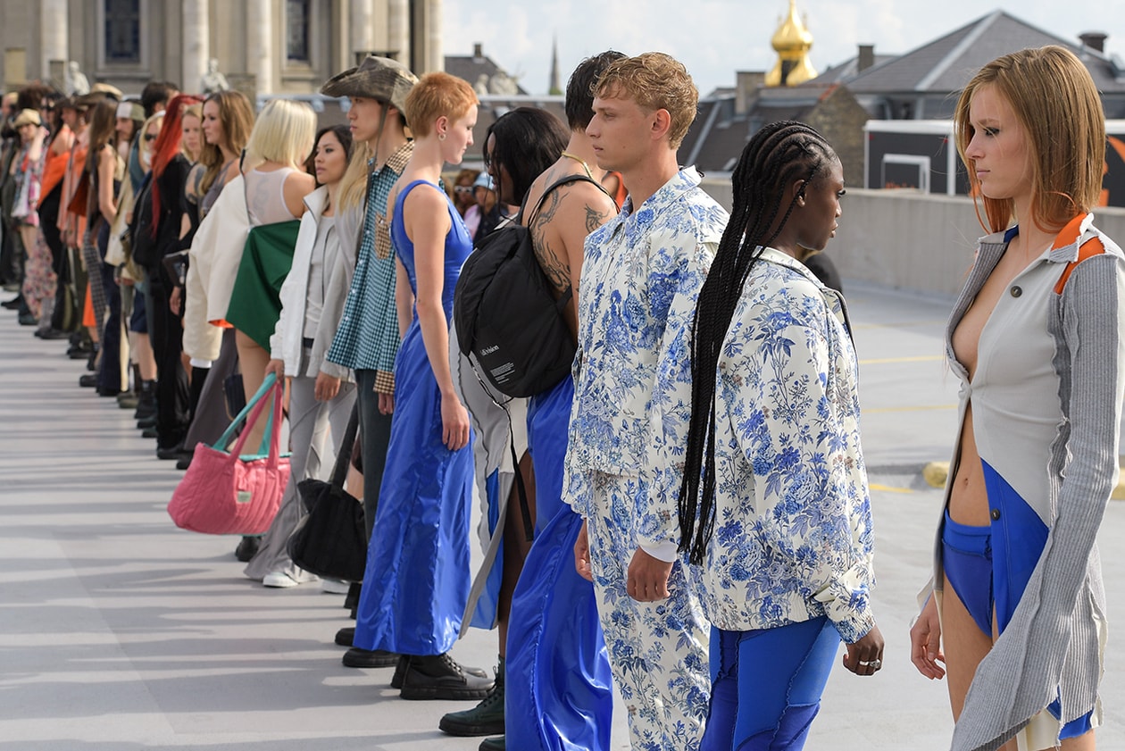 (di)vision Spring Summer 2022 runway show collection division Copenhagen Danish Brand Fashion Design Simon Nanna Wick upcycling 
