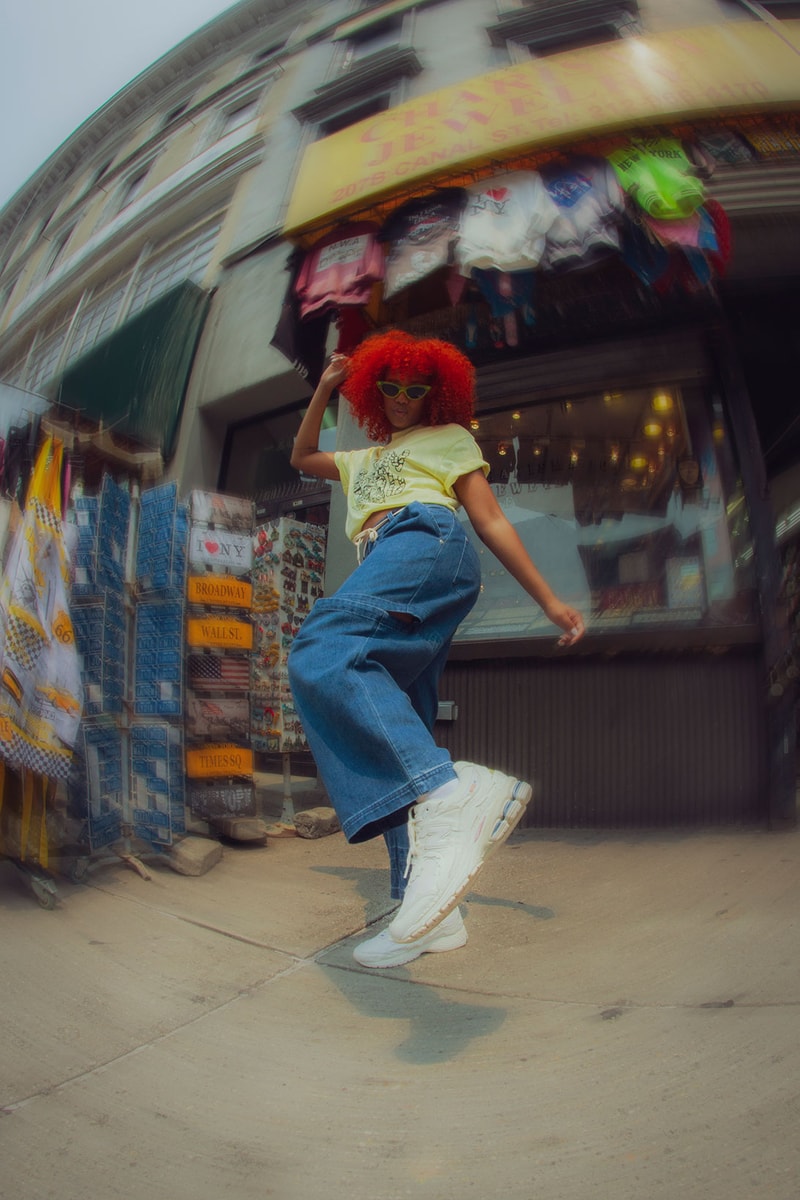 Extra Butter New Balance 2002R Collaboration Y2K White Sneakers Jeans trousers