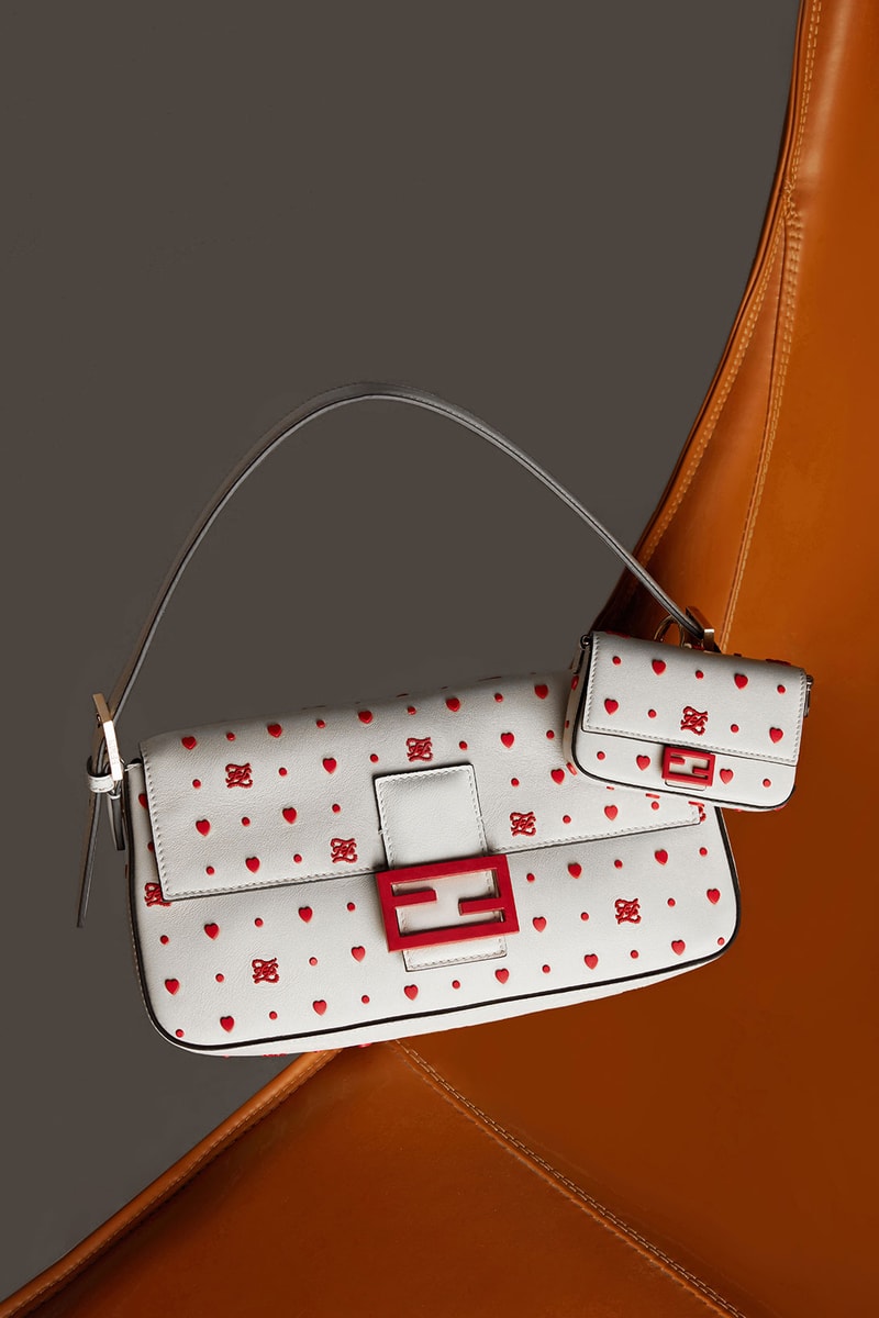 Fendi Chinese Valentine's Day Collection Baguette Handbag