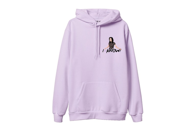 Friends Merch i know monica geller hoodie