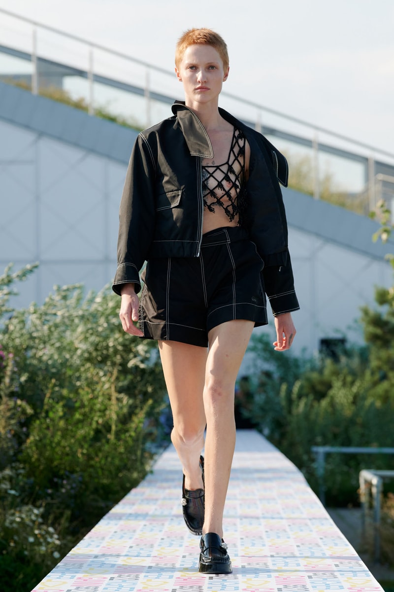 GANNI Spring/Summer 2022 SS22 Runway Copenhagen Fashion Week CPHFW Blazer Jacket Shorts