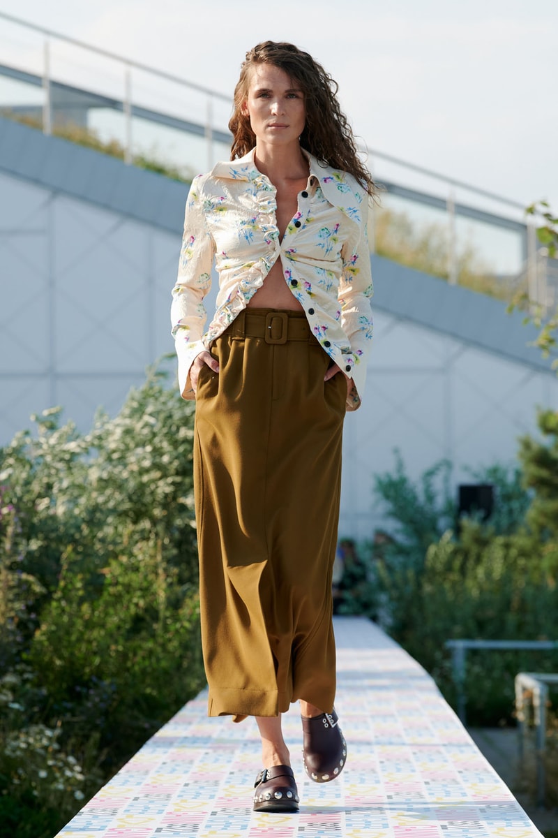GANNI Spring/Summer 2022 SS22 Runway Copenhagen Fashion Week CPHFW Floral Print