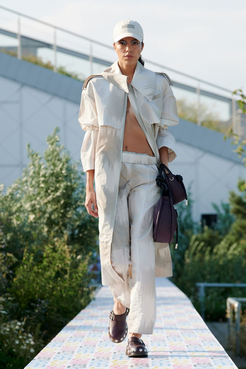 GANNI Spring/Summer 2022 SS22 Runway Copenhagen Fashion Week CPHFW Trousers Coat