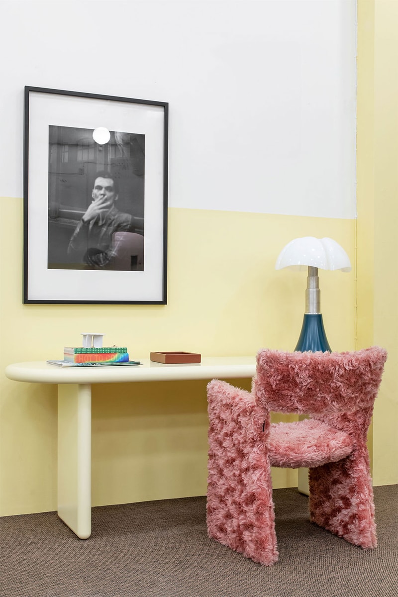 Massproductions Armchair Crown Easy Furry Raf Simons Kvadrat Pink Lamp Table Desk