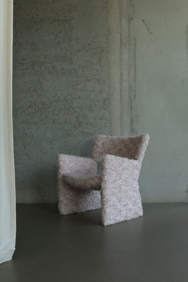 Massproductions Armchair Crown Easy Furry Raf Simons Kvadrat
