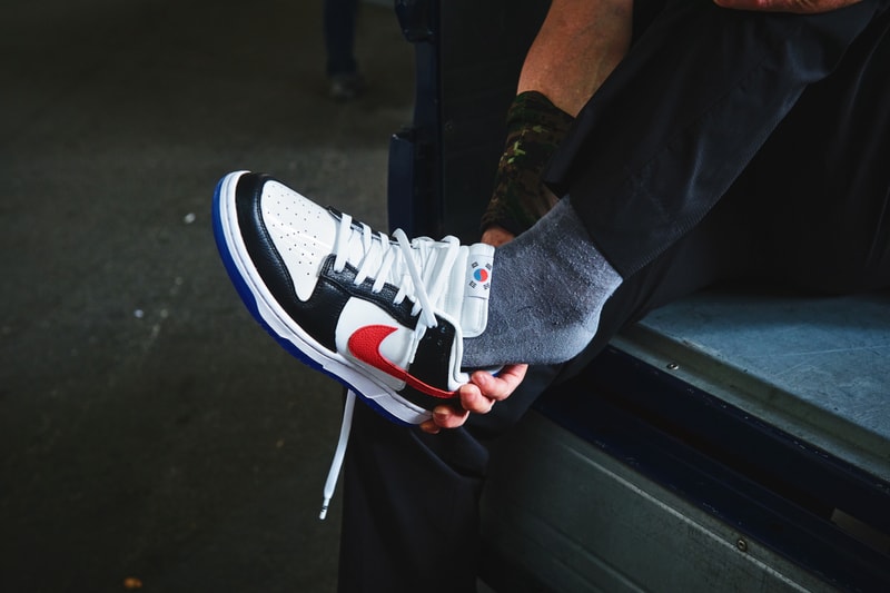 Nike Dunk Low Seoul South Korea Editorial Details Closeup