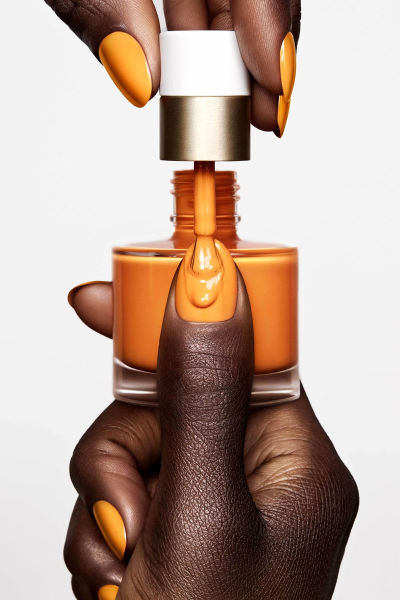Hermes Beauty Nail Polish Lacquer Orange Boite Hands Packaging Bottle