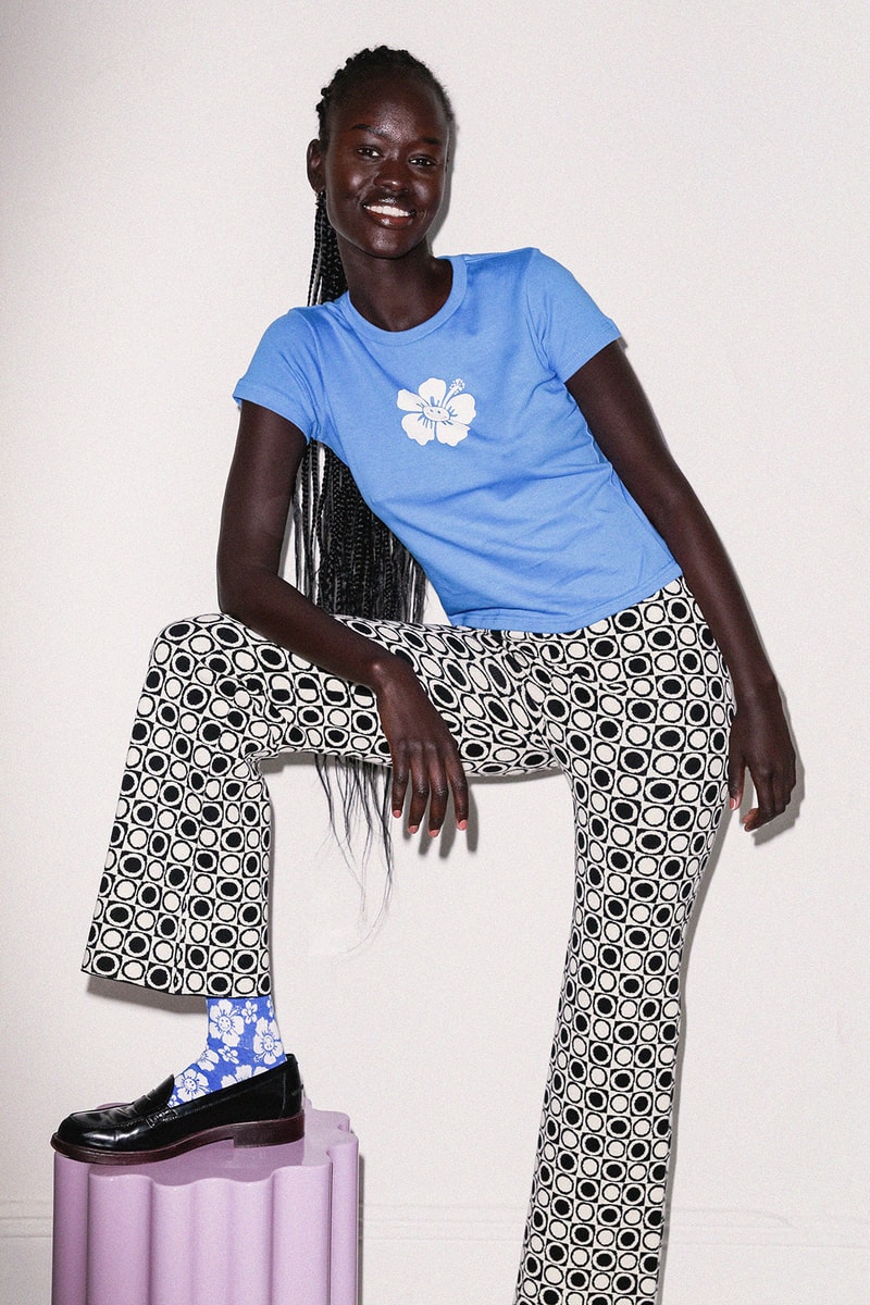 Holiday the Label Knitwear Collection Circle Check Pants
