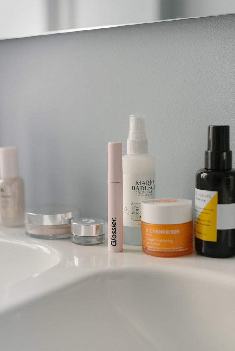 Beauty Products Glossier Lash Slick Mascara Ole Henriksen C Rush Brightening Gel Creme Cream Mario Badescu Skincare
