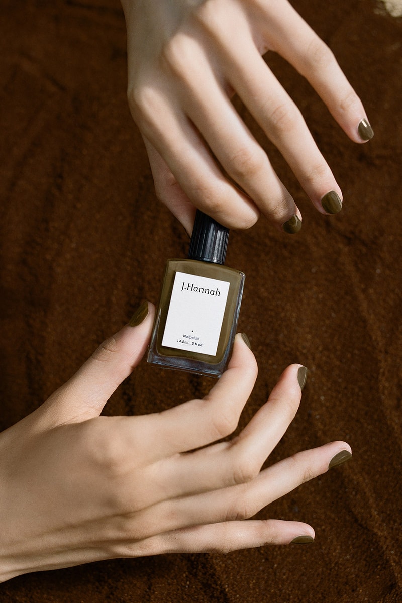 J.Hannah Nail Polish Olive Green Brown Compost Color