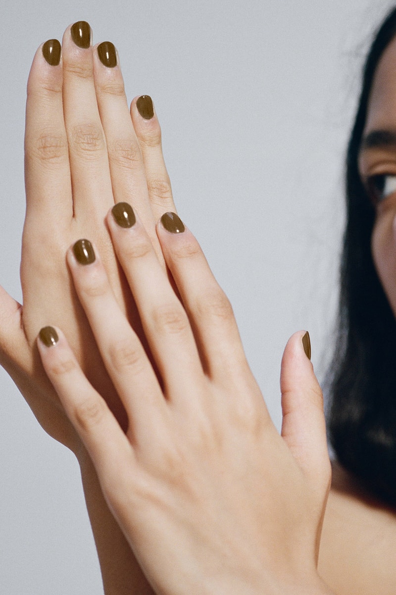 J.Hannah Nail Polish Olive Green Brown Compost Color