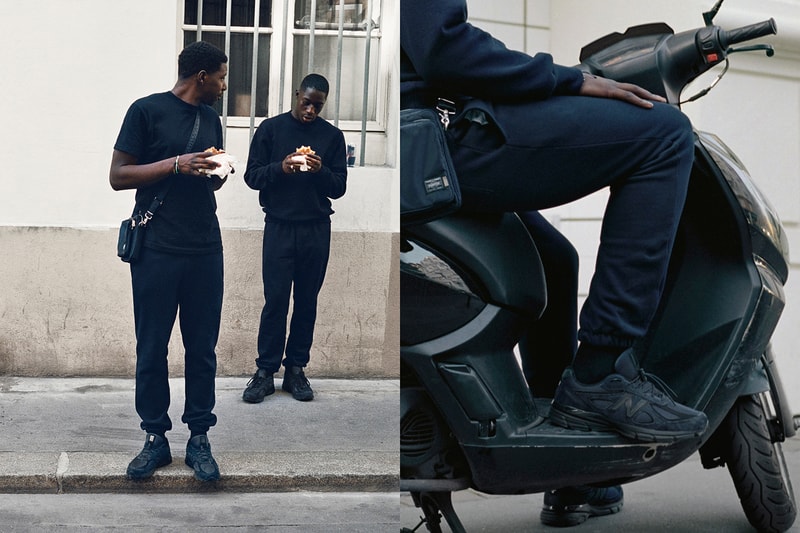 JJJJound New Balance NB 990v4 Navy Collaboration Sneakers