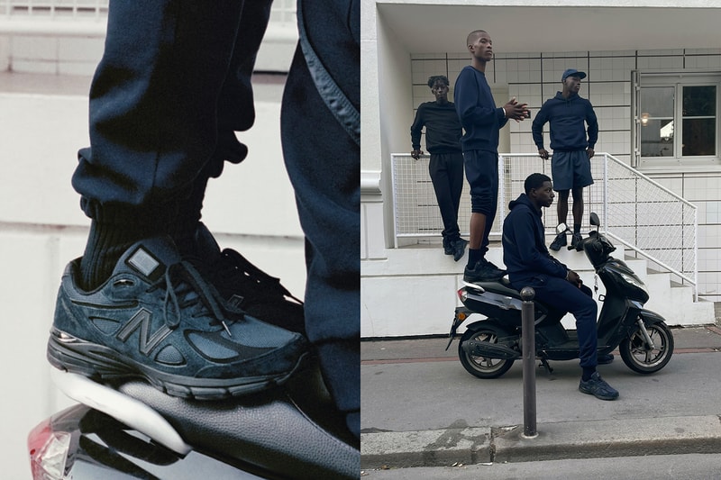 JJJJound New Balance NB 990v4 Navy Collaboration Sneakers