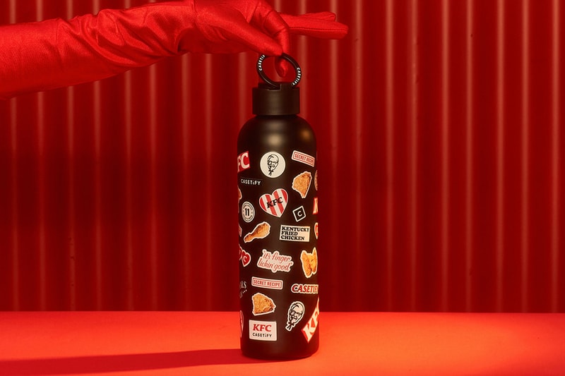 KFC Casetify Tech Accessories Collaboration Water Bottle