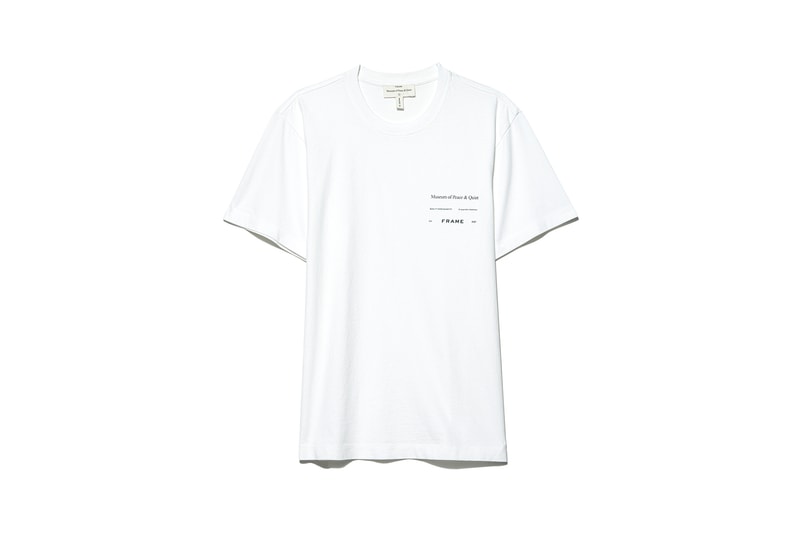 Museum of Peace and Quiet MOPQ Frame Fall Winter 2021 FW21 Collaboration Collection Tshirt Tee