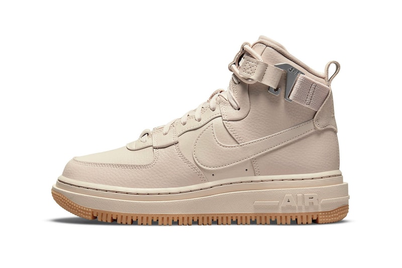 Nike Air Force 1 AF1 High Utility 2.0 Arctic Pink Lateral Swoosh Details