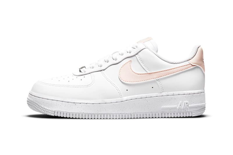 Peep the "Pale Coral" Swoosh on Nike's Sustainable Air Force 1