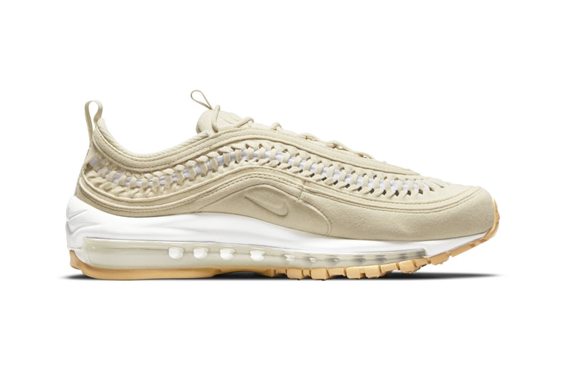 Nike Air Max 97 AM97 LX Woven Sneakers Upper Medial Sides Midsole