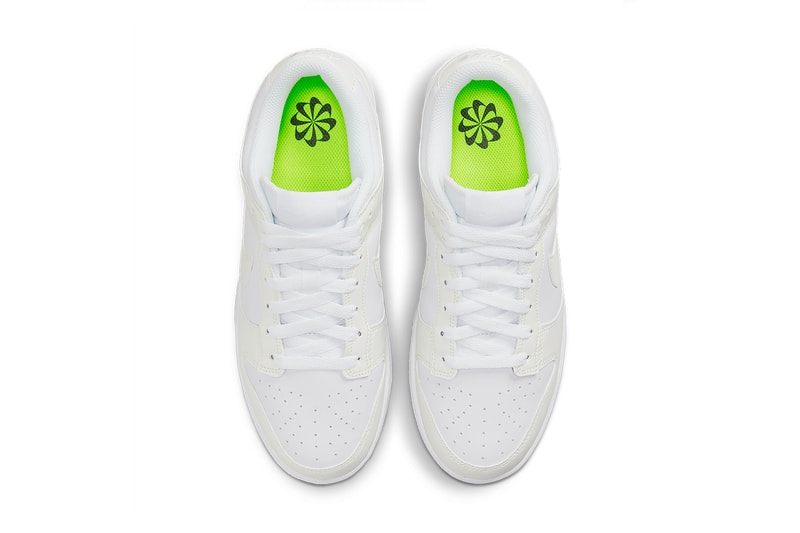 Nike Dunk Low DD1873-101 Move to Zero Sustainable Footbed Shoelaces
