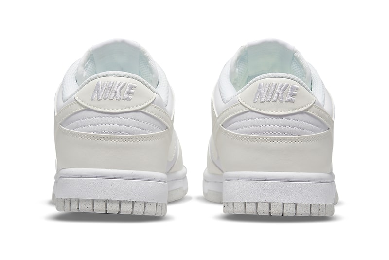 Nike Dunk Low DD1873-101 Move to Zero Sustainable Heel Logo