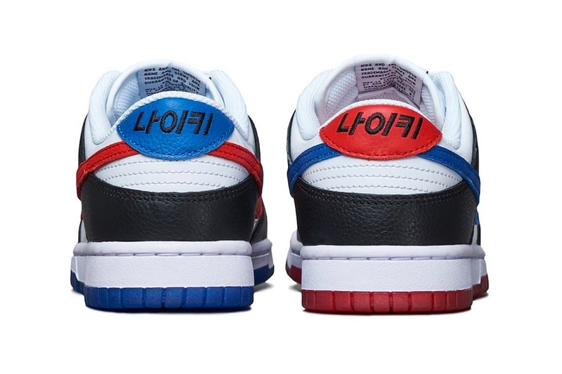 nike dunk low seoul south korea sneakers white red blue black footwear kicks shoes heel