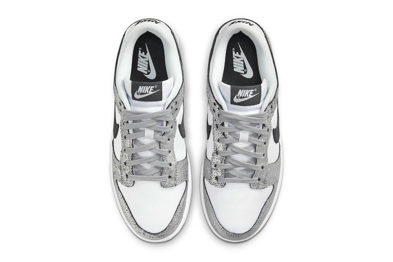 Nike Dunk Low Shimmer Sneakers Footwear Shoes Kicks Silver White Black