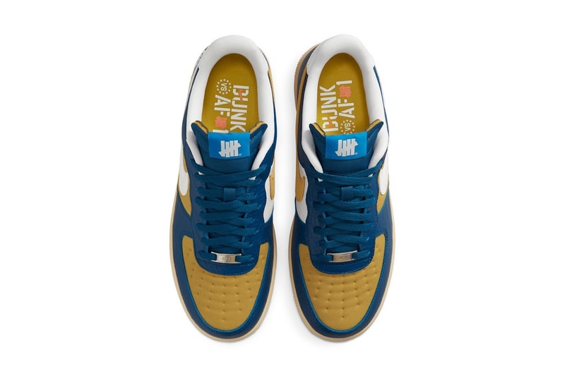UNDEFEATED Nike Dunk Low vs Air Force AF1 Pack Black Blue Yellow White