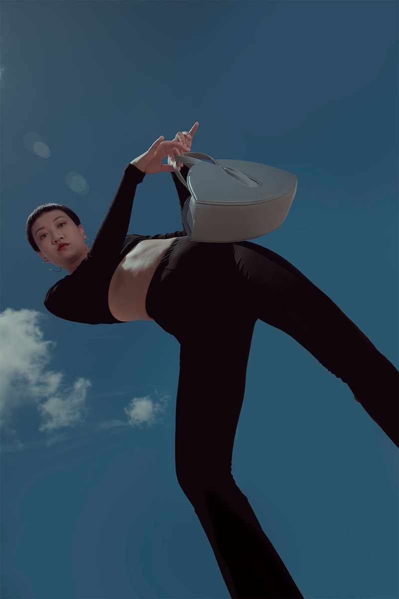 Noiranca maya blue bag with model sky