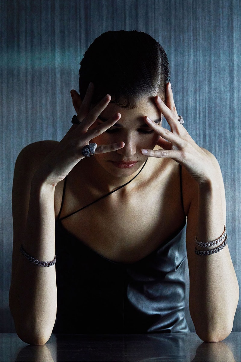 Numbering jewelry encrusted rings bracelets silver