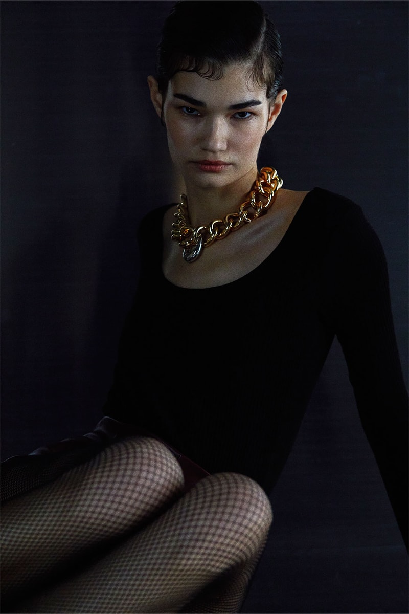 Numbering jewelry chunky necklace gold silver