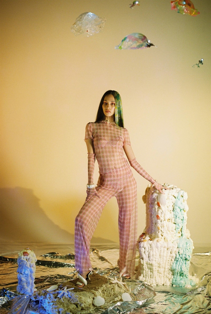 Office Kiko Mizuhara Brand Fruity Booty Lingerie Collection Collaboration Orizome Top Trousers Campaign Japanese Model