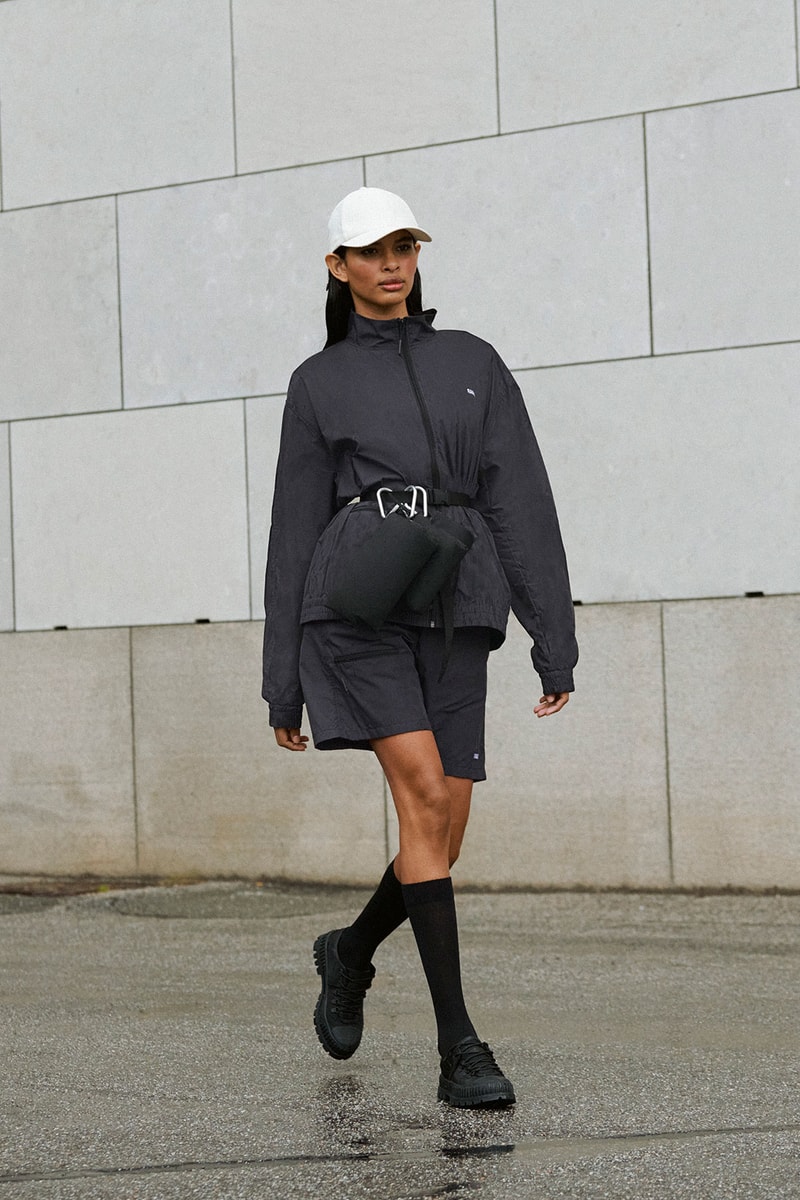 RAINS Spring Summer 2022 SS22 Collection Runway Jacket SHorts Clogs Socks