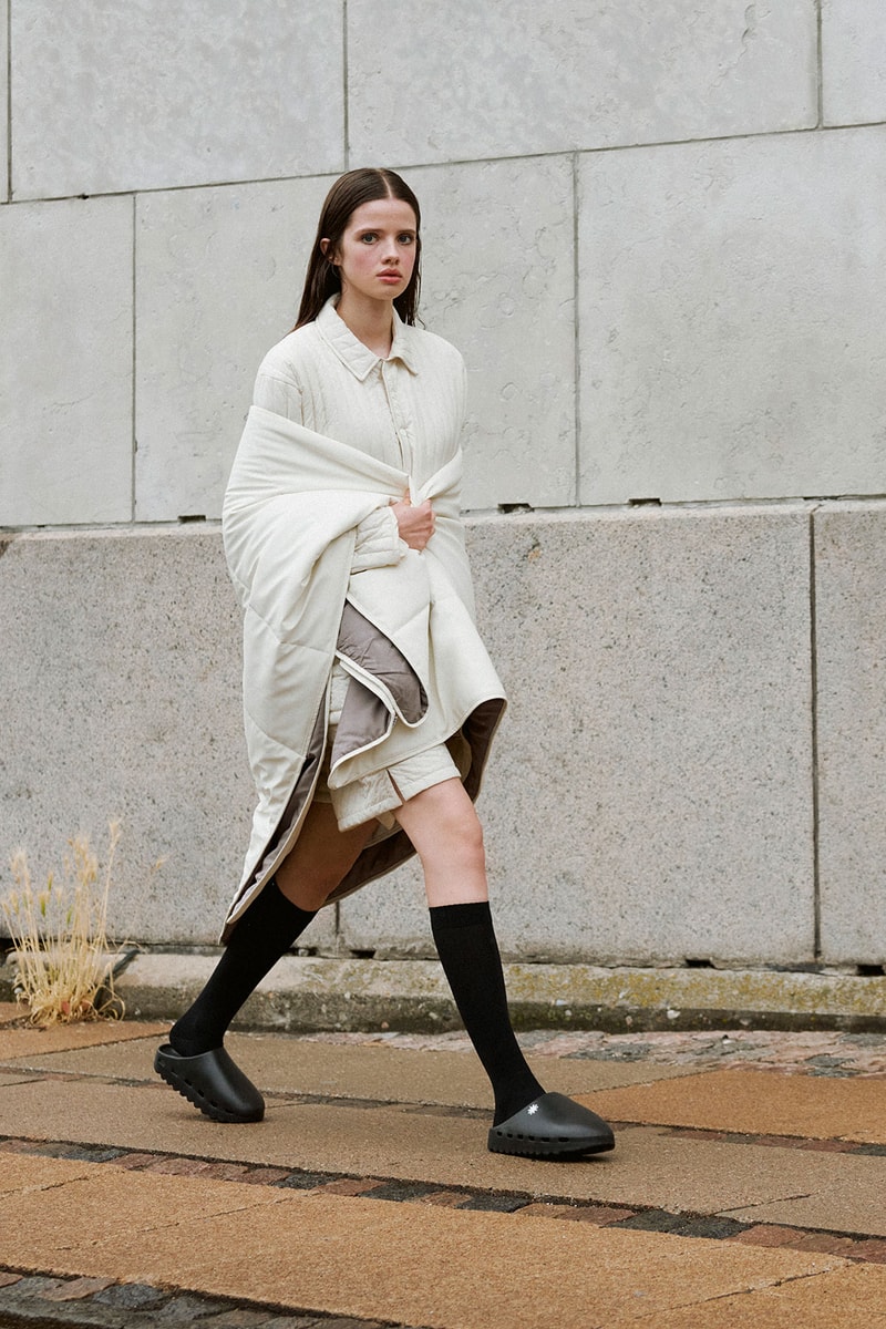 RAINS Spring Summer 2022 SS22 Collection Runway Quilt Shawl