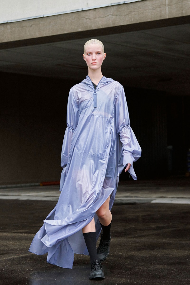 RAINS Spring Summer 2022 SS22 Collection Runway Raincoat Poncho