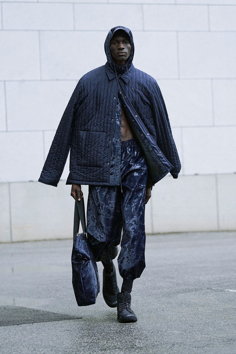RAINS Spring Summer 2022 SS22 Collection Runway Padded Jacket Trousers