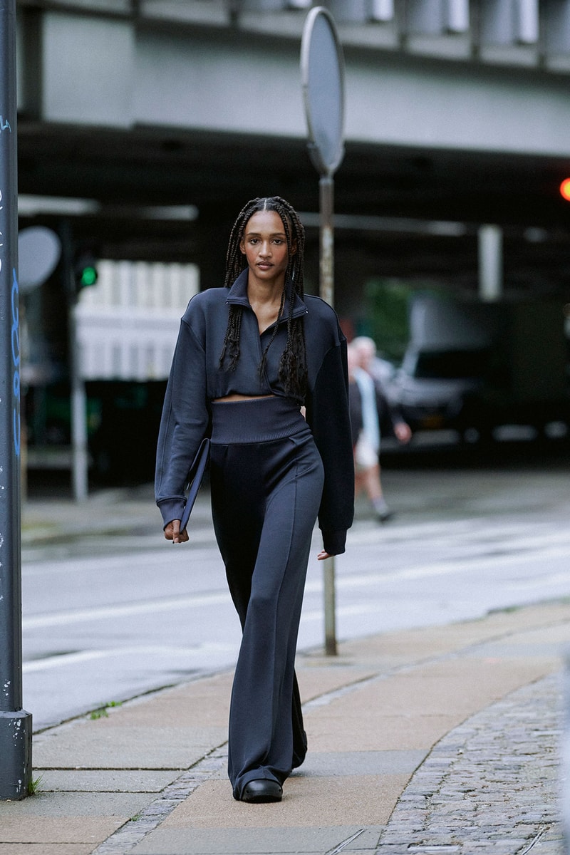 RAINS Spring Summer 2022 SS22 Collection Runway Cropped Top Trousers Pants