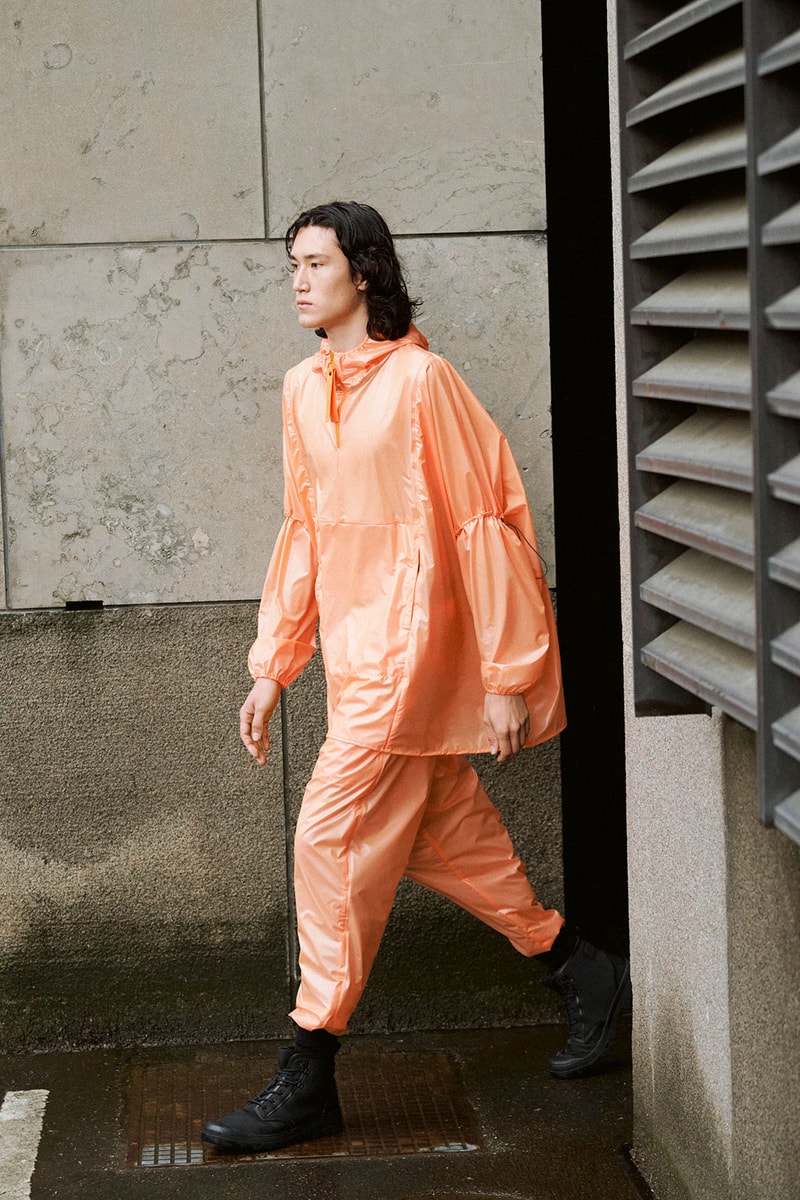 RAINS Spring Summer 2022 SS22 Collection Runway Poncho Pants Trousers