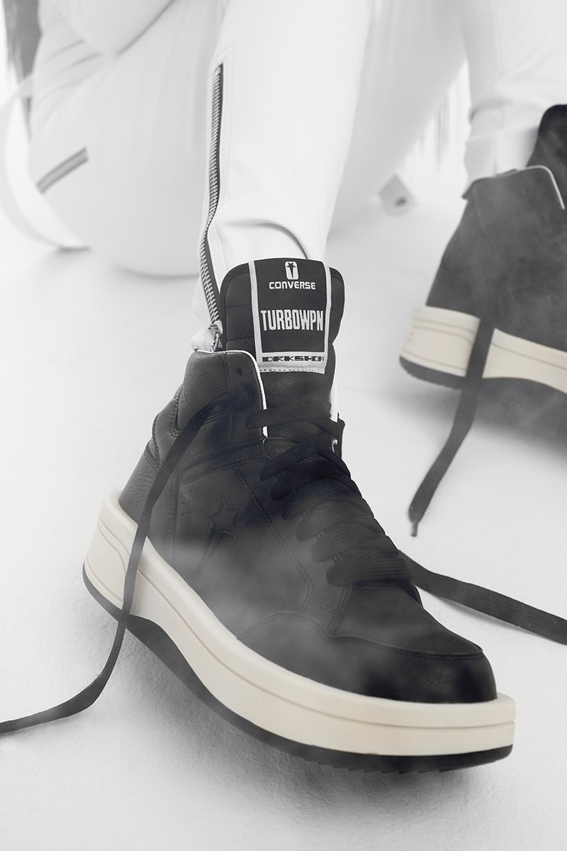 Rick Owens DRKSHDW Converse Weapon TURBOWPN sneakers Details COllaboration