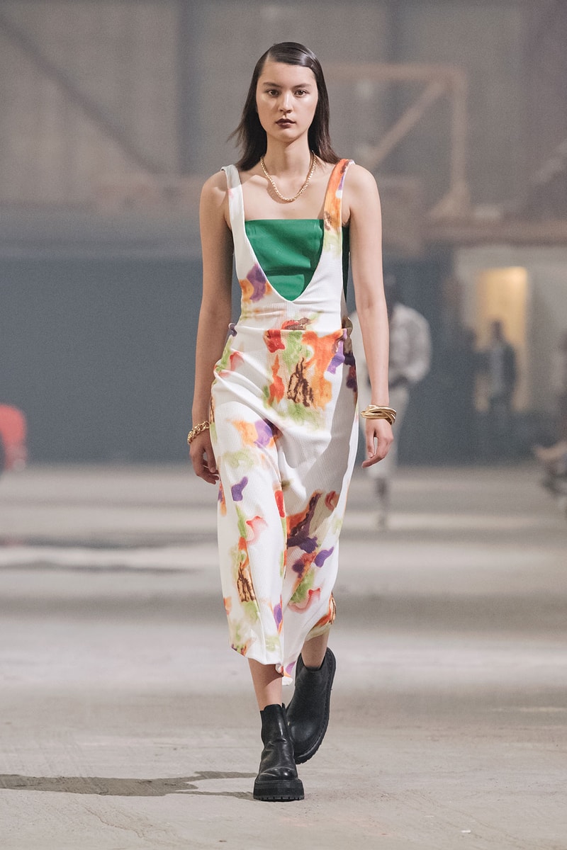 ROTATE Birger Christensen Spring/Summer 2022 SS22 Copenhagen Runway Dress Print