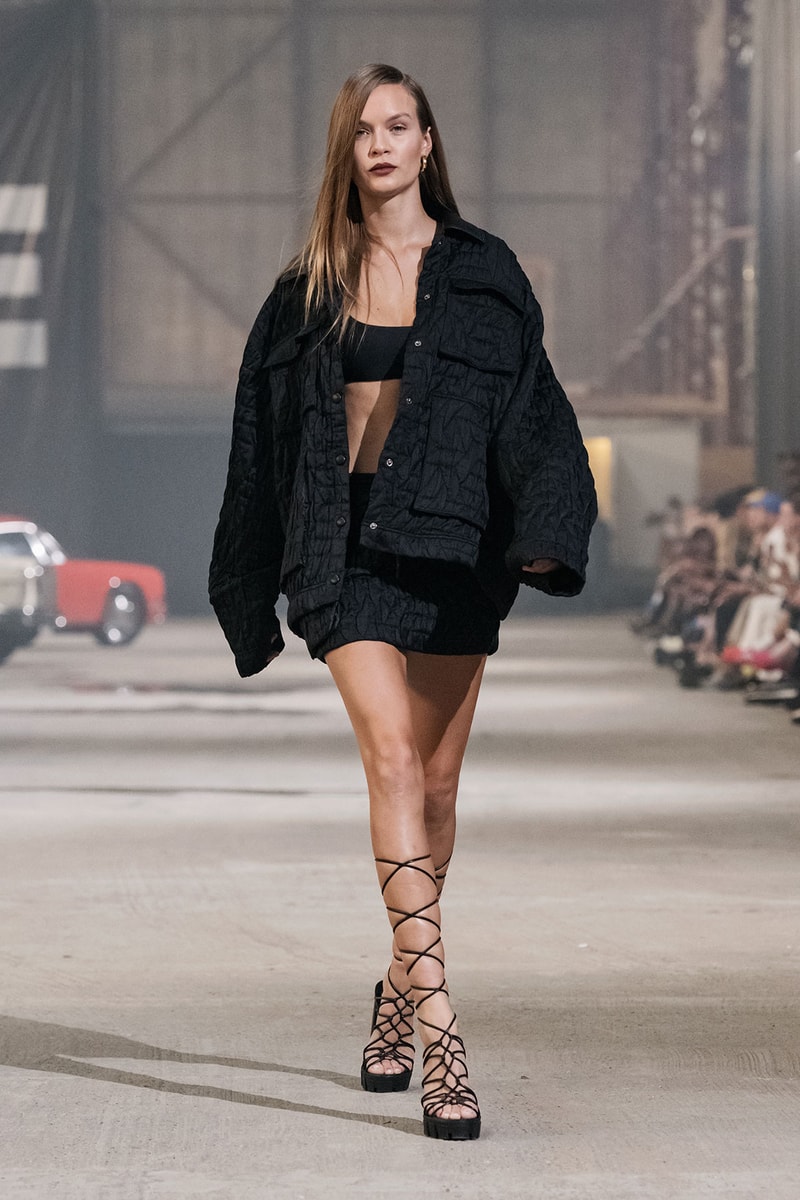 ROTATE Birger Christensen Spring/Summer 2022 SS22 Copenhagen Runway Shorts Strap Sandals