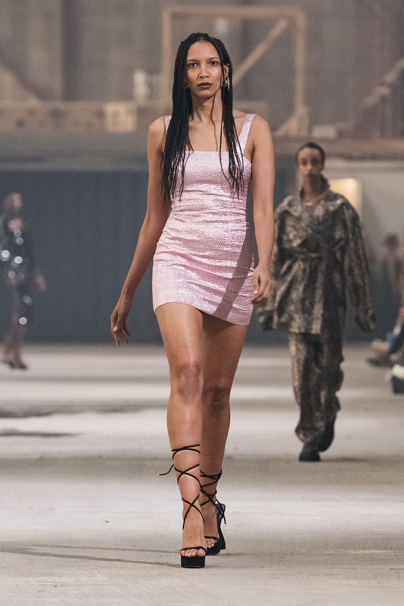 ROTATE Birger Christensen Spring/Summer 2022 SS22 Copenhagen Runway Mini Dress Strap Sandals