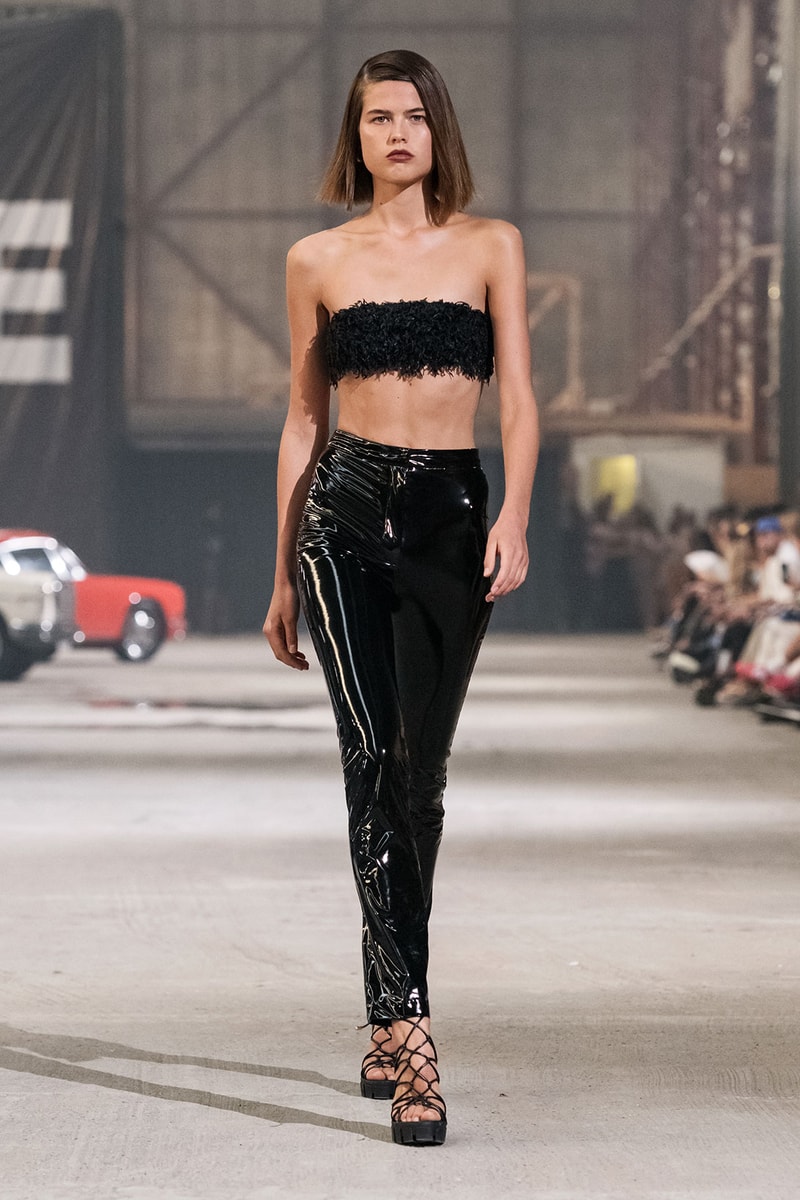 ROTATE Birger Christensen Spring/Summer 2022 SS22 Copenhagen Runway Bandeau Top Pants